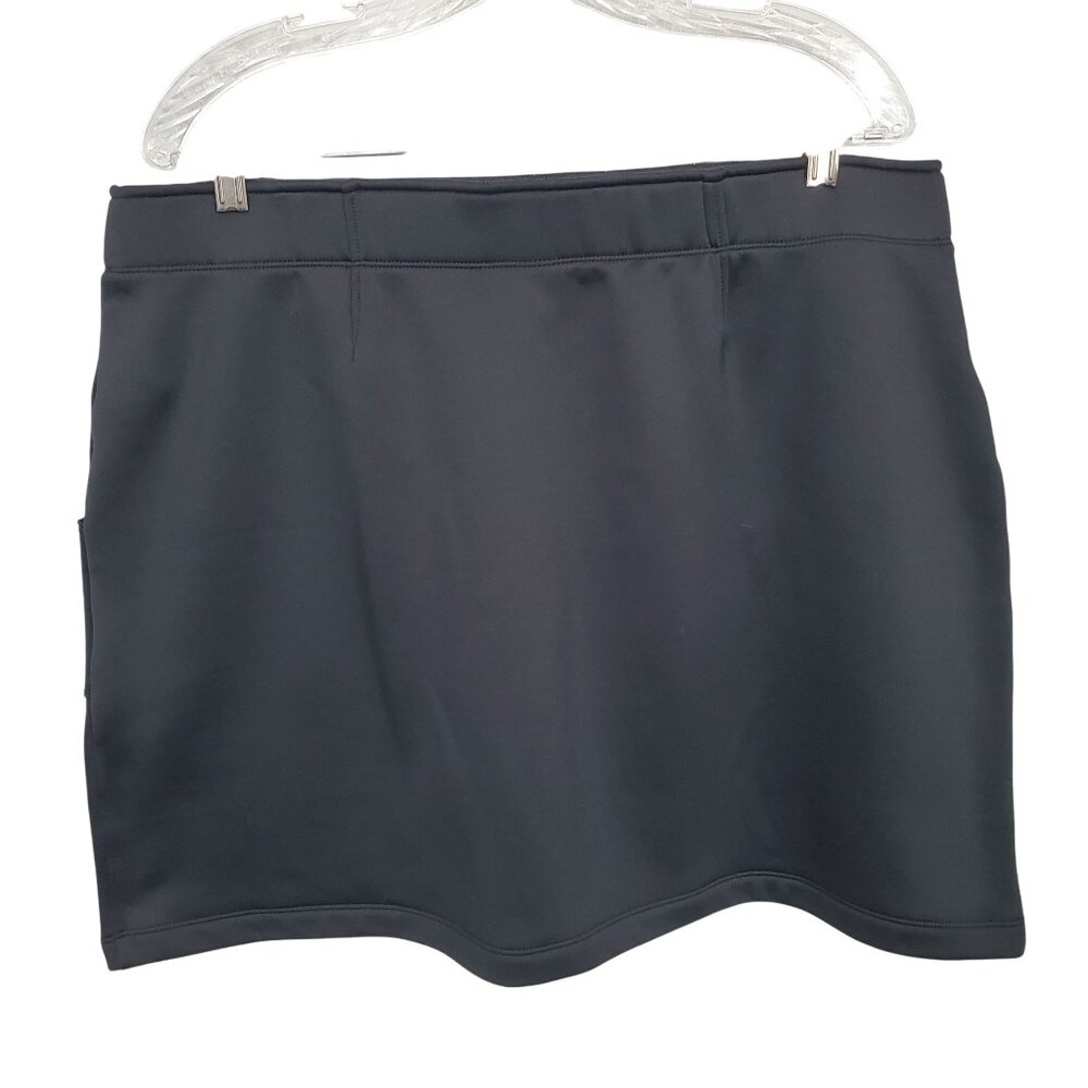 Athleta Size 2X Skirt Fleece Lined Tennis Golf Activewear Scuba Tech Stretch - Picture 2 of 9